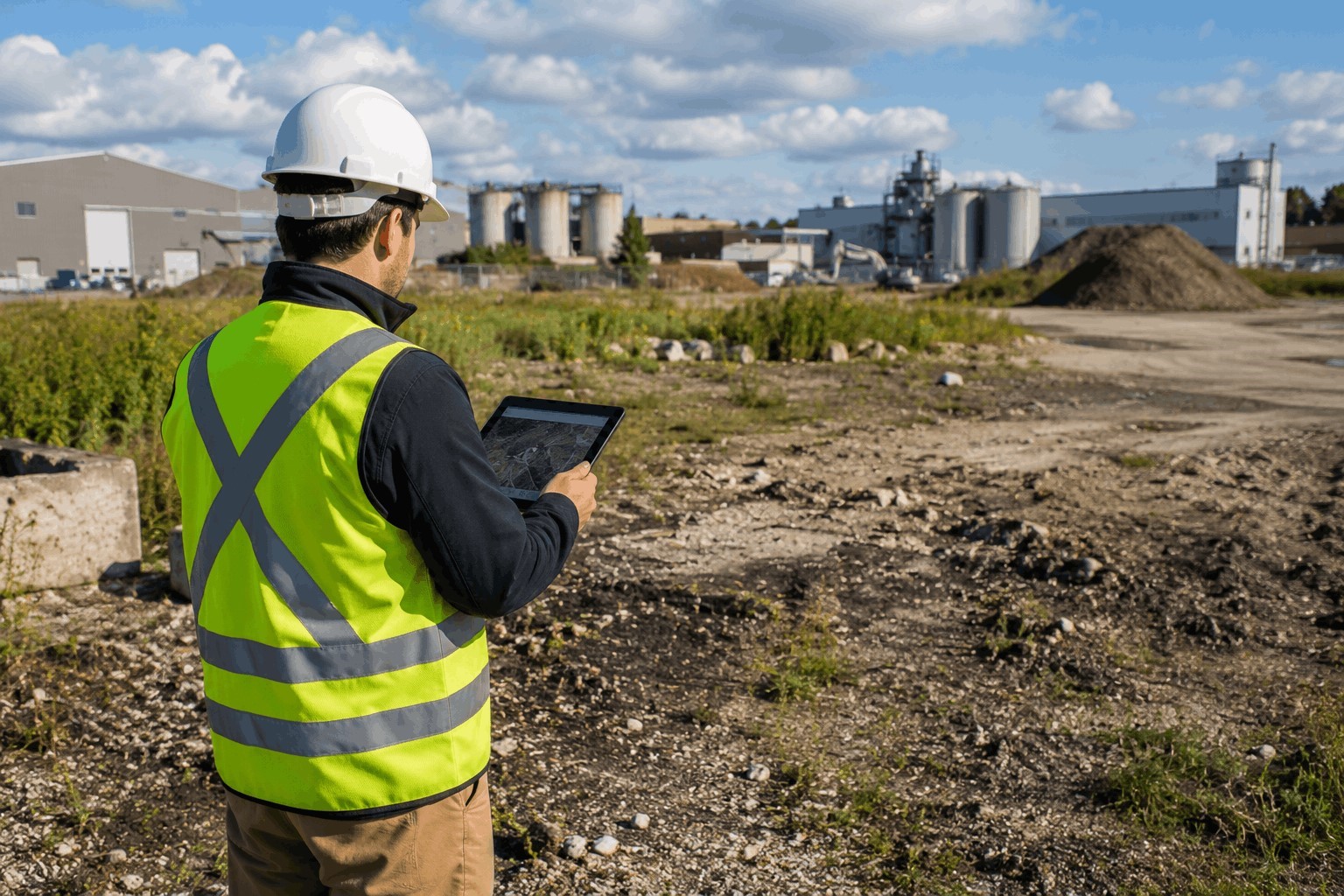 Inspection environnementale de terrain dans le cadre d'une Phase 1 au Québec